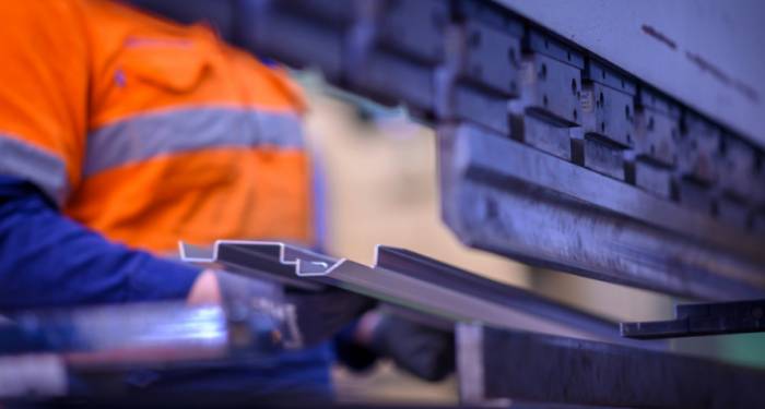 Folding sheet metal component